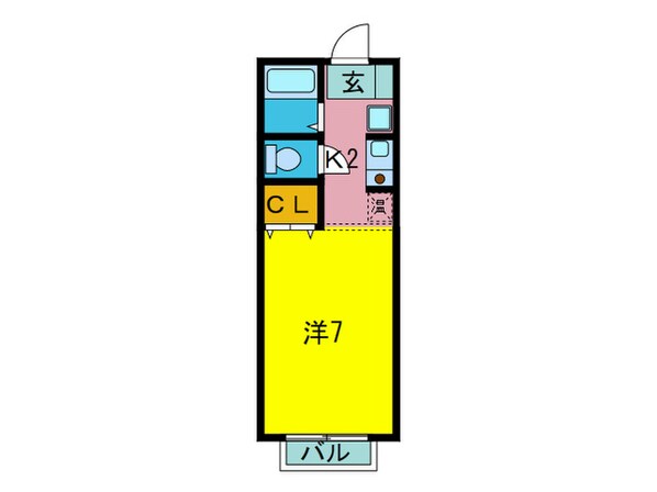 セジュ－ルＦ Ａ棟の物件間取画像